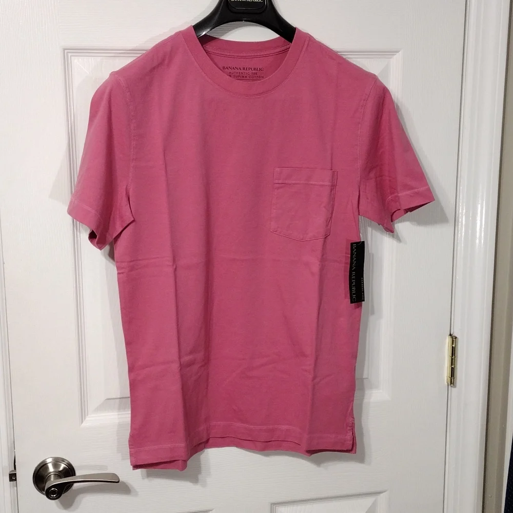 Banana Republic Authentic Crew Neck Supima Cotton Tee